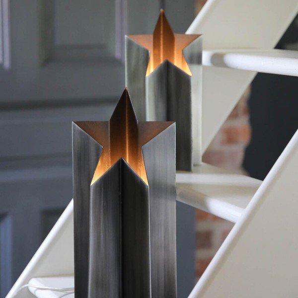 Pilkos spalvos šviečianti dekoracija Asteri – Markslöjd-image-2