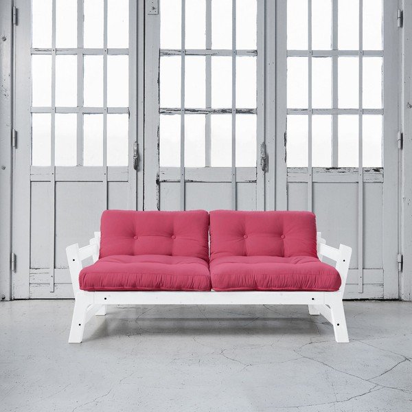 Sofa lova "Karup Step" balta/magenta-image-1