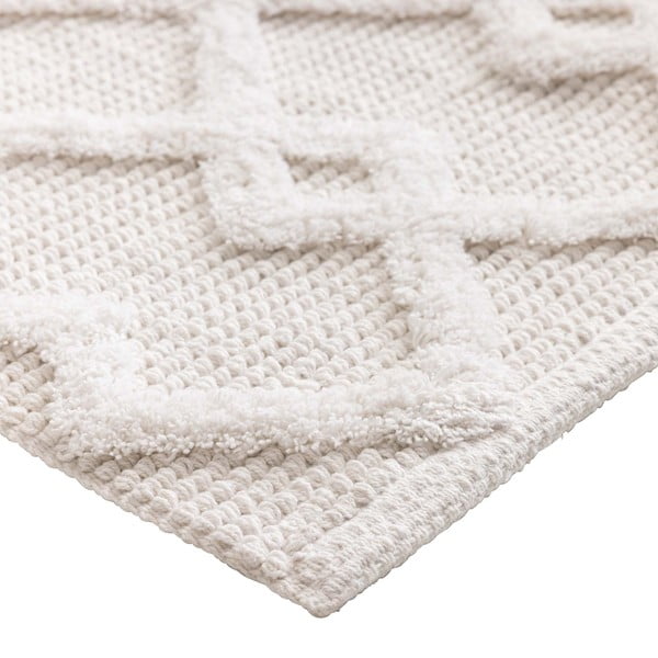 Kreminės spalvos vonios kilimėlis 50x80 cm Otis – douceur d'intérieur-image-3