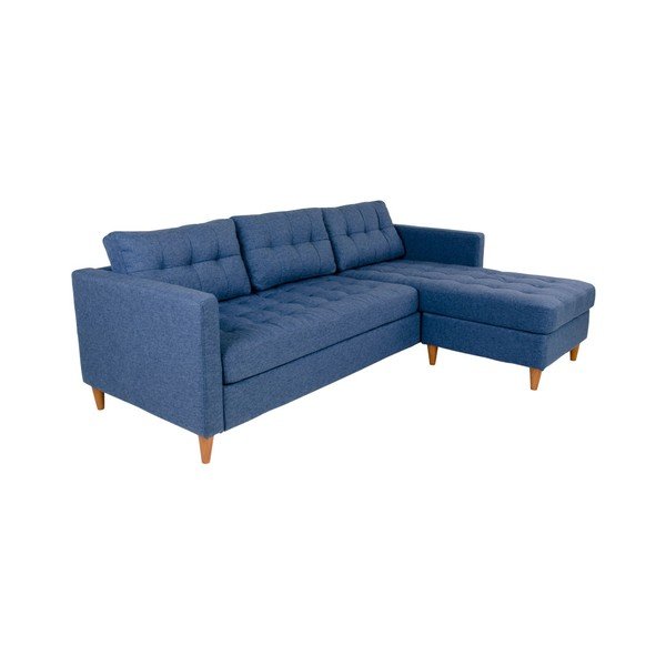 Mėlyna modulinė sofa su šezlongu House Nordic Marino-image-1