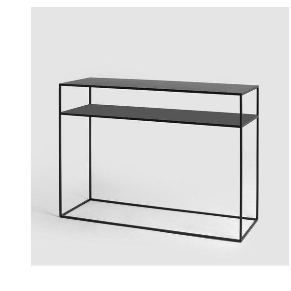 Juodas konsolinis staliukas Custom Form Tensio-image-4