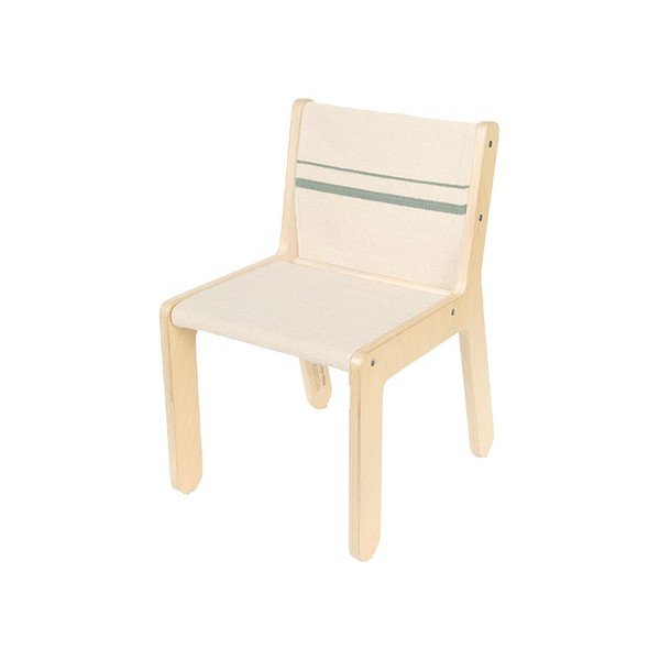 Vaikiška kėdė smėlio spalvos/natūralios spalvos Vintage Blue – Lorena Canals