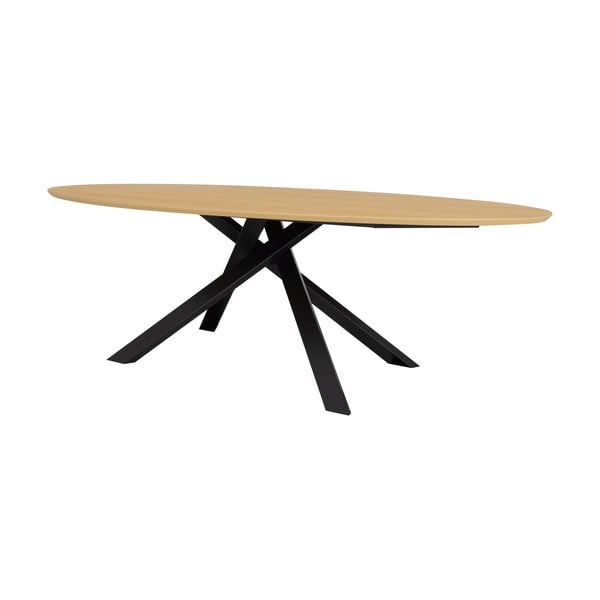 Valgomojo stalas su ąžuolo dekoro stalviršiu 120x240 cm Cox – Tenzo-image-3