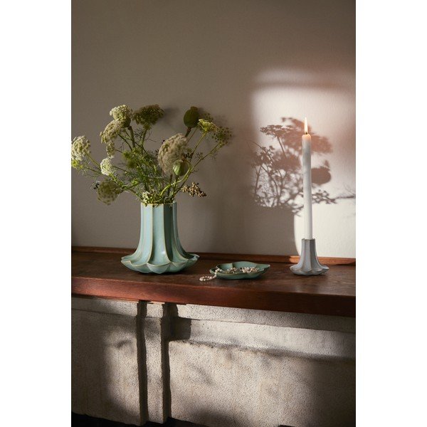 Šviesiai žalios spalvos iš keramikos vaza (aukštis 20,5 cm) Kantarel – Kähler Design-image-4