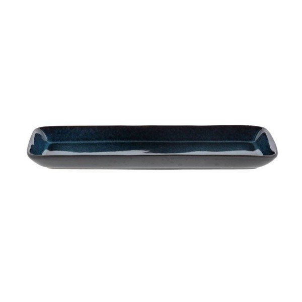 Iš keramikos padėklas serviravimo padėklas 14x38 cm Gastro Dark Blue/Black – Bitz