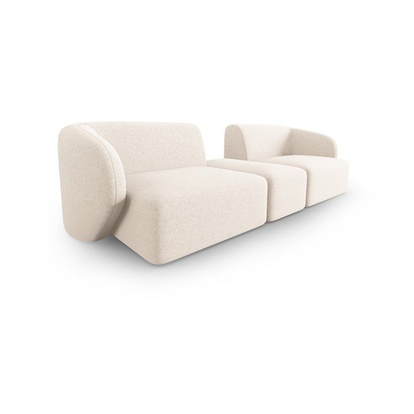 Smėlio spalvos iš šenilinio audinio sofa 246 cm Paolo – Milo Casa-image-2