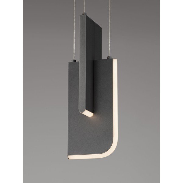 Šviesiai pilkos spalvos iš metalo kabantis šviestuvas LED su pritemdymo funkcija Totem – Nova Luce-image-2