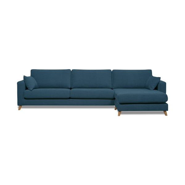 Tamsiai mėlyna kampinė sofa (dešinysis kampas) Faria - Scandic
