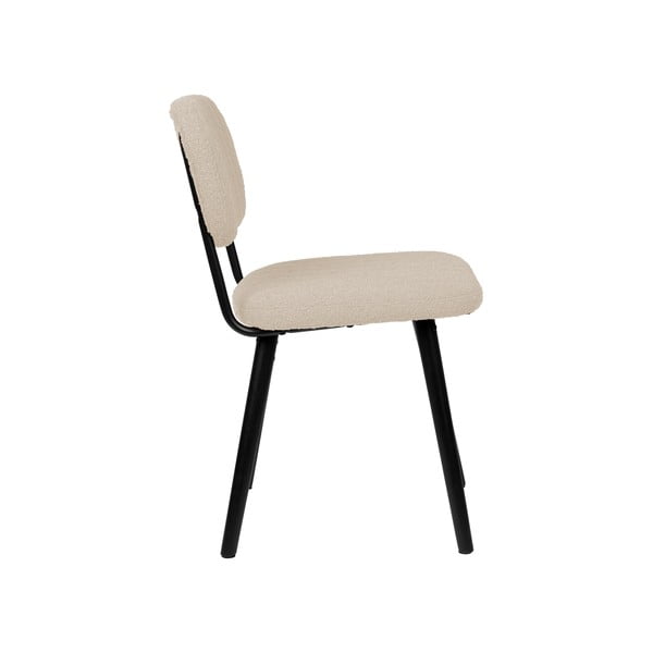 Kreminės spalvos valgomojo kėdė Jake – White Label-image-3