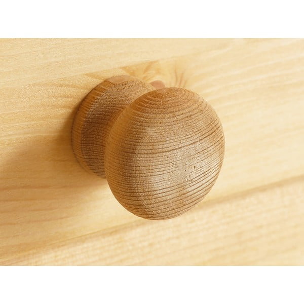 Iš pušies masyvo vitrina natūralios spalvos 95x35 cm Lisa – Støraa-image-1