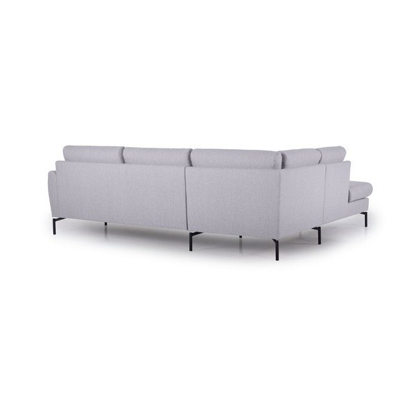 Pilka sofa Scandic Vesta, kairysis kampas-image-2