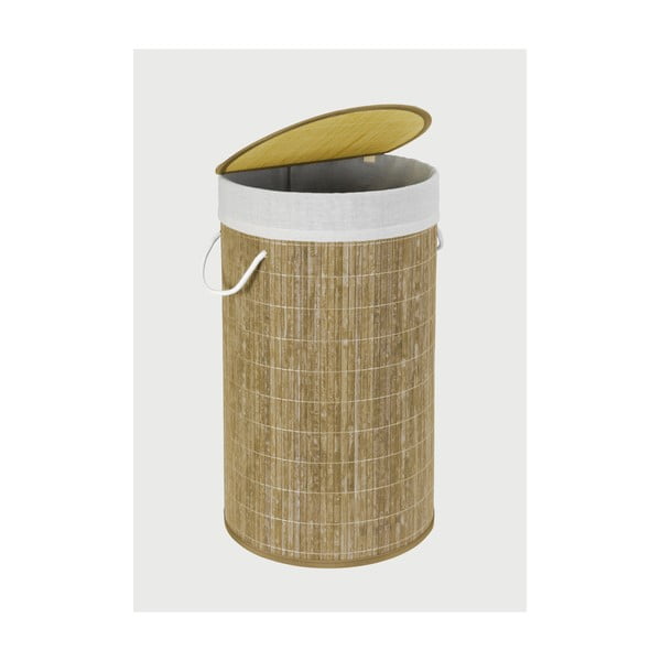 Bambukinis skalbinių krepšys Wenko Bina, 55 l-image-2