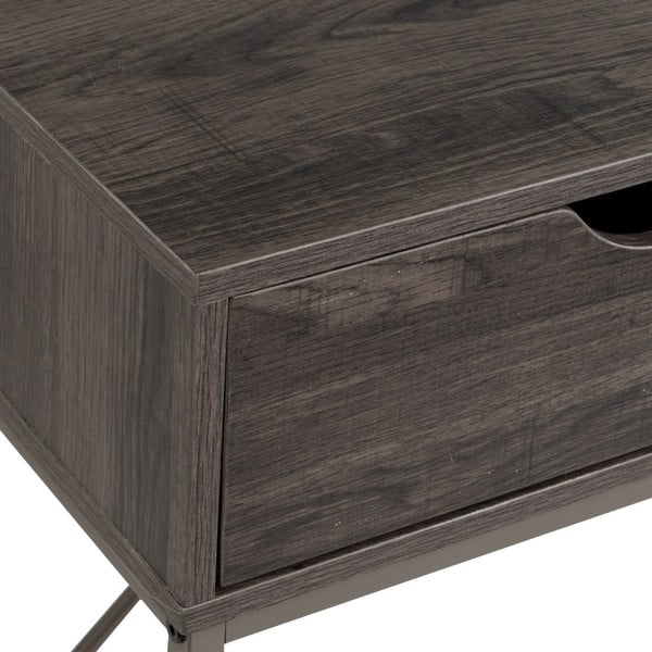 Konsolinis staliukas rudos spalvos 30x80 cm – Casa Selección-image-1