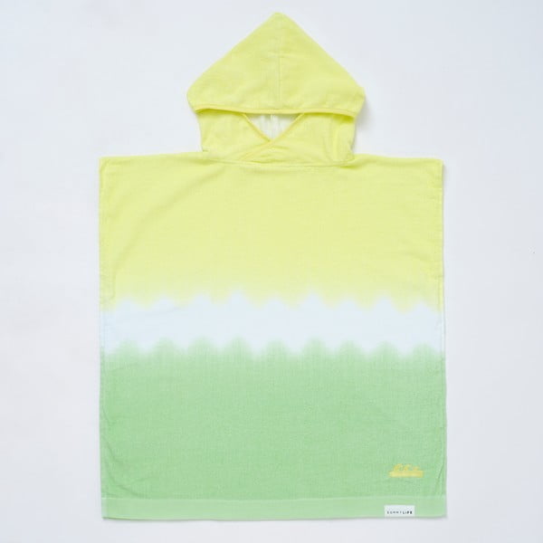 Geltonos/žalios spalvos medvilninis kūdikių rankšluostis 70x70 cm Terry - Sunnylife