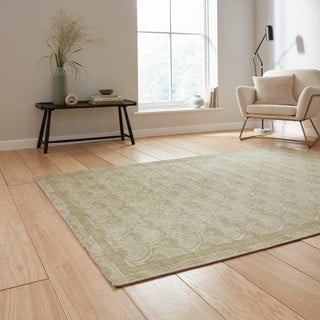 Skalbiamas kilimas šviesiai žalios spalvos 61x170 cm Deco Peacock – Catherine Lansfield