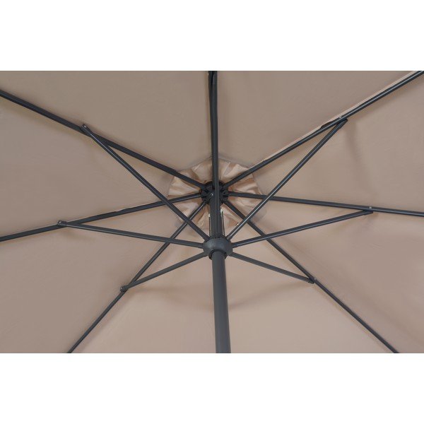 Smėlio spalvos skėtis ø 400 cm Roja - Rojaplast-image-1