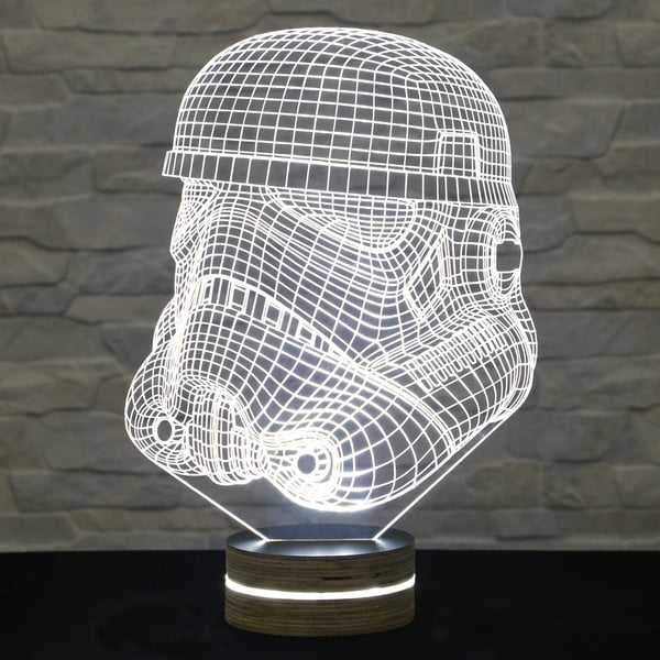 3D stalinės lempos kaukė