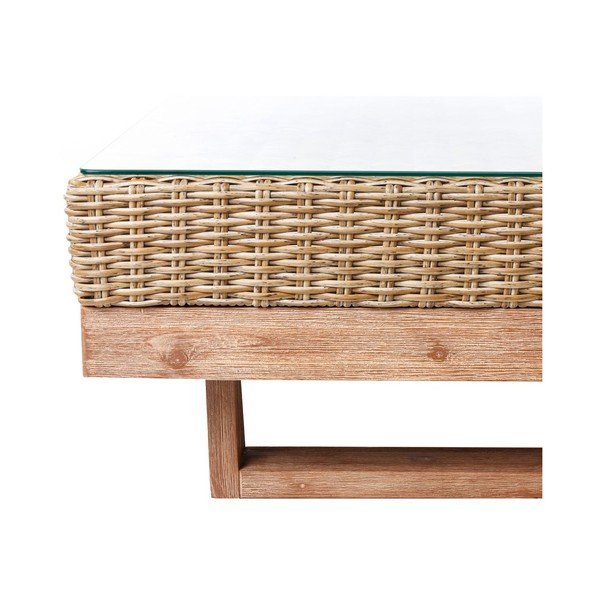 Sodo stalas iš dirbtinio rotango 80x80 cm Patsy - LDK Garden-image-2