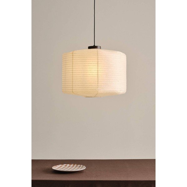 Smėlio spalvos iš popieriaus kabantis šviestuvas ø 60 cm Siv – Jotex-image-1