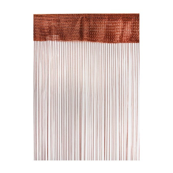 Permatoma užuolaida vario spalvos 140x285 cm String – Mendola Fabrics-image-1