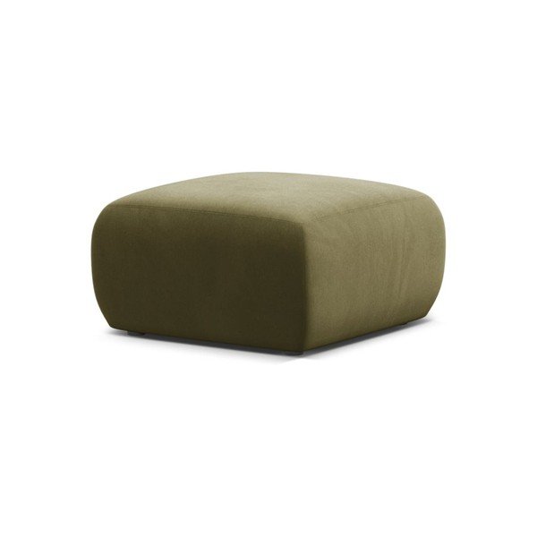 Khaki spalvos pufas iš velveto Molino – Micadoni 