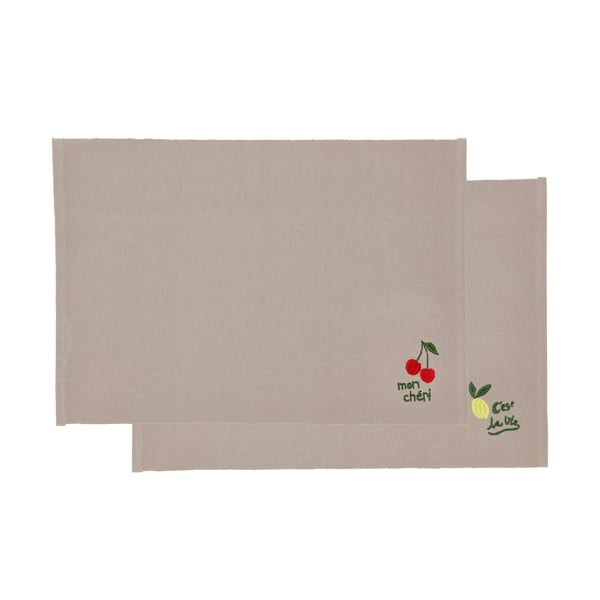 Iš medvilnės padėkliukai 2 vnt. 33x48 cm Bistro – Södahl