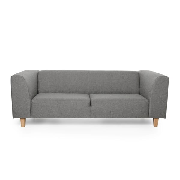 Pilka sofa Scandic Diva, 216 cm