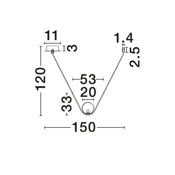 Baltos spalvos/žalvario spalvos iš metalo kabantis šviestuvas su stiklo gaubtu Vitton – Nova Luce-image-2