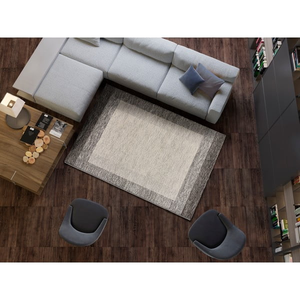 Kilimas pilkos spalvos 190x250 cm Delta – Universal-image-1