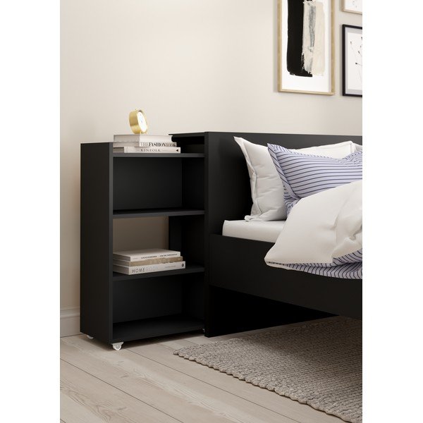 Galvūgalis juodos spalvos 145x80 cm Naia – Tvilum-image-1