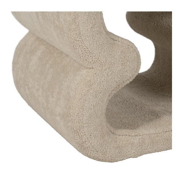 Smėlio spalvos iš boucle pufas – Ixia-image-4