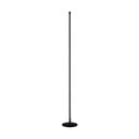 Juodos spalvos reguliuojamo ryškumo LED grindų lempa su nuotolinio valdymo pulteliu (aukštis 120 cm) - Squid Lighting