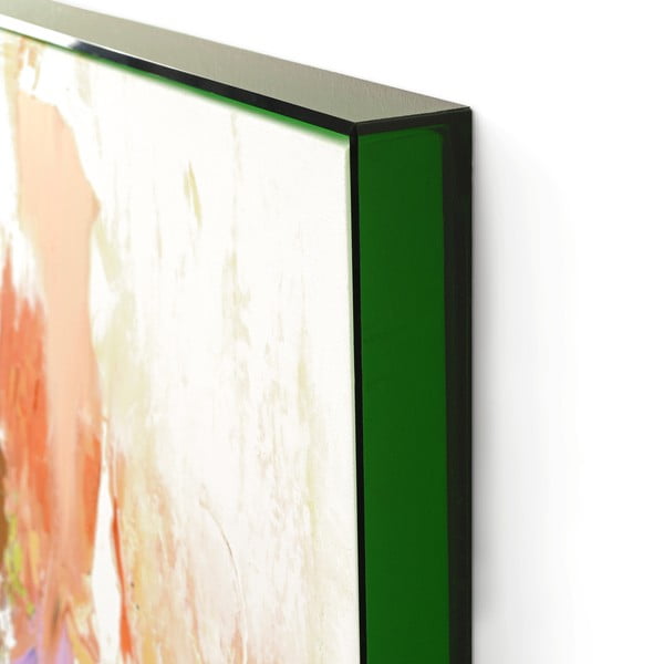 Paveikslas su rankomis dažytais elementais 102x102 cm Confidential Green – Malerifabrikken-image-2