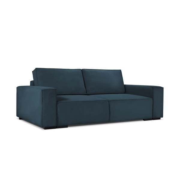 Tamsiai mėlyna aksominė sofa-lova Mazzini Sofas Azalea