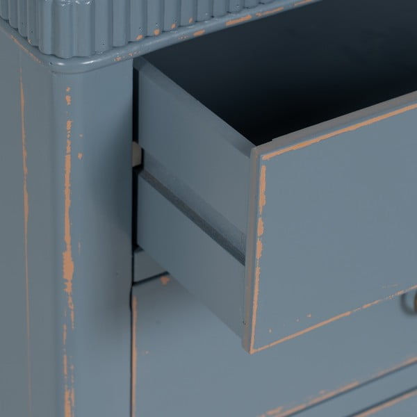 Naktinis staliukas mėlynos spalvos Shabby – Ixia-image-4