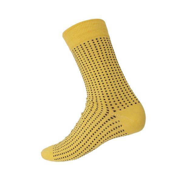 Kojinės Mini Dots Yellow, 40-44 dydis