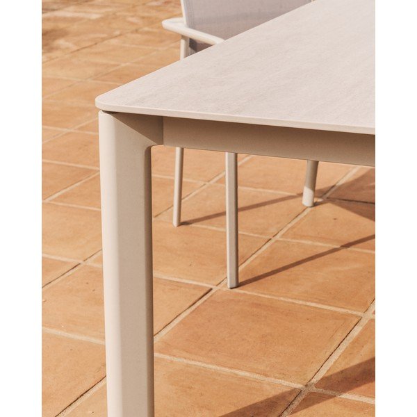 Sodo valgomojo stalas su akmens stalviršiu 80x140 cm Anafi – Kave Home-image-2