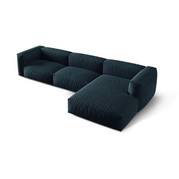 Modulinė kampinė sofa tamsiai mėlynos spalvos (su dešiniuoju kampu) Martina – Micadoni Home-image-2