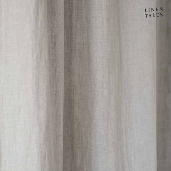 Smėlio spalvos užuolaidos 140x330 cm Night Time - Linen Tales-image-1