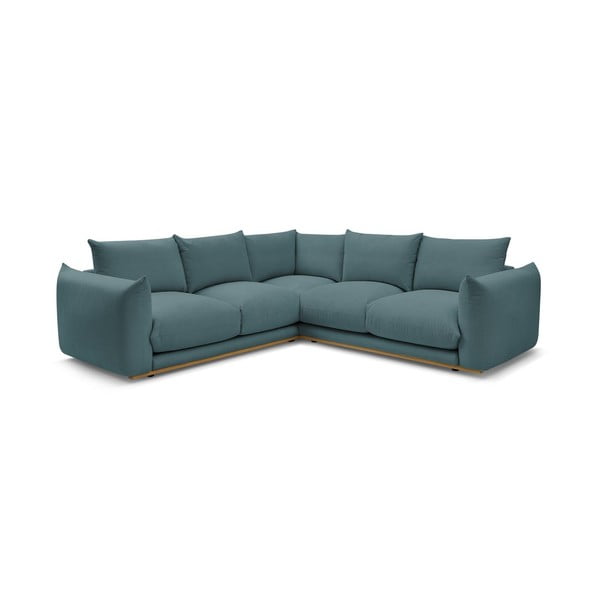 Kampinė sofa mėlynos spalvos Ernest – Bobochic Paris