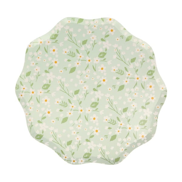 Iš popieriaus vienkartinės lėkštės 12 vnt. Ditsy – Meri Meri-image-2