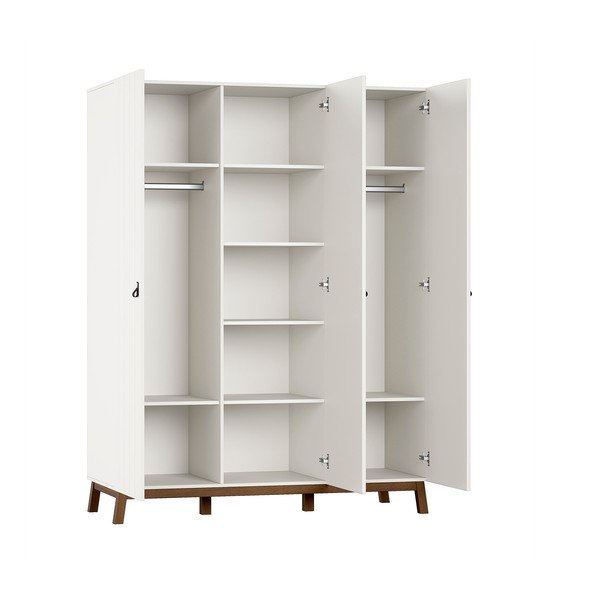Smėlio spalvos vaikiška spinta 149x196x58 cm Sezane – Vipack-image-2
