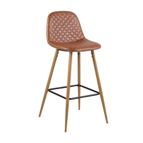 Konjako rudos spalvos Actona Wilma baro kėdė