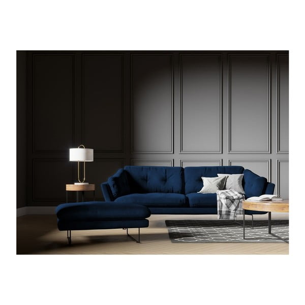 Mėlyna aksominė sofa Windsor & Co Sofas Gravity-image-4