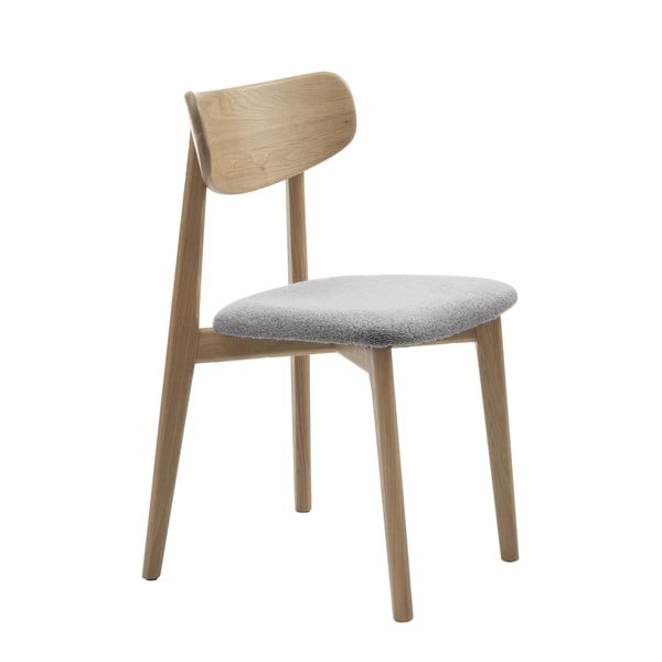 Valgomojo kėdė šviesiai pilkos spalvos/natūralios spalvos Elim – Unique Furniture