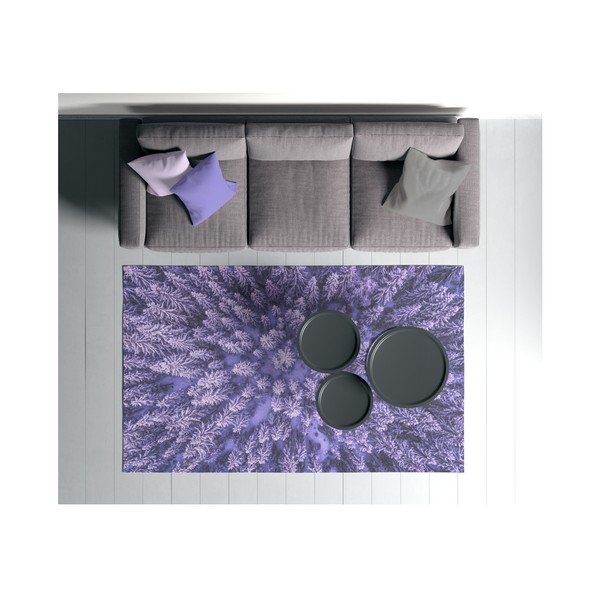 Violetinis kilimas Oyo home Suzzo Flower, 140 x 220 cm