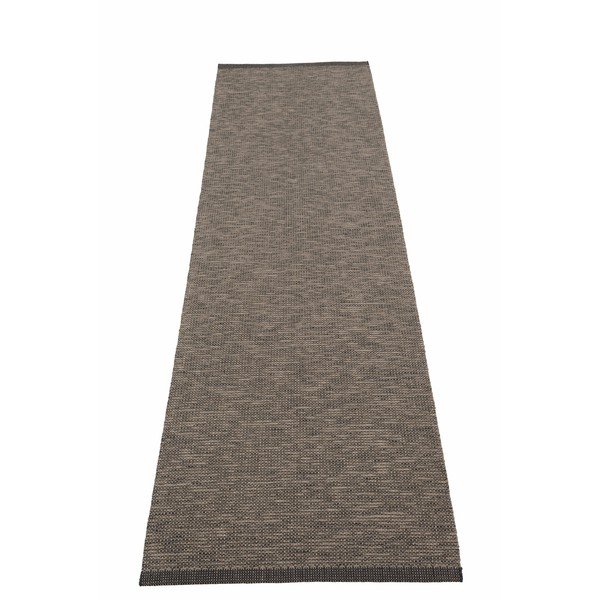 Tamsiai rudos spalvos lauko kilimas 70x300 cm Sam Black Walnut – Pappelina