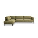 Kampinė sofa garstyčių spalvos (su kairiuoju kampu) Hero – Scandic