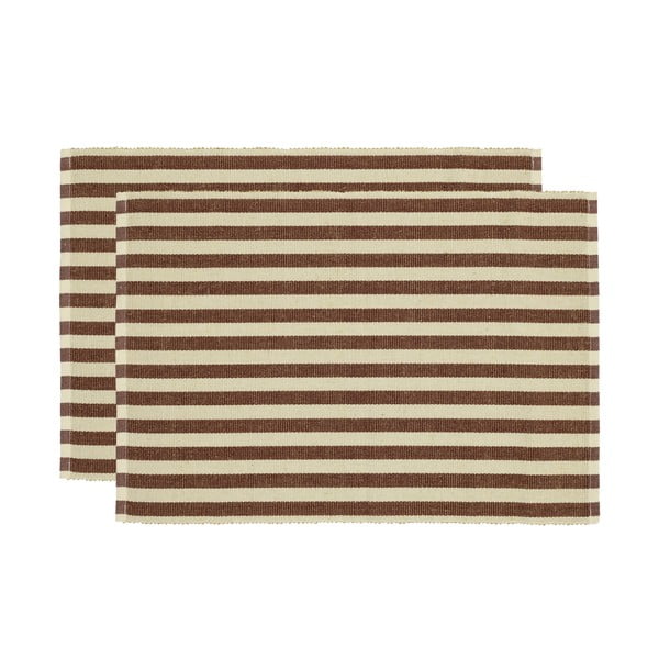 Iš džiuto mišinio padėkliukai 2 vnt. 33x48 cm Statement Stripe – Södahl