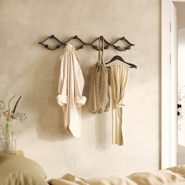 Iš kaučiukmedžio masyvo sieninė lentyna natūralios spalvos Montage – Umbra-image-3